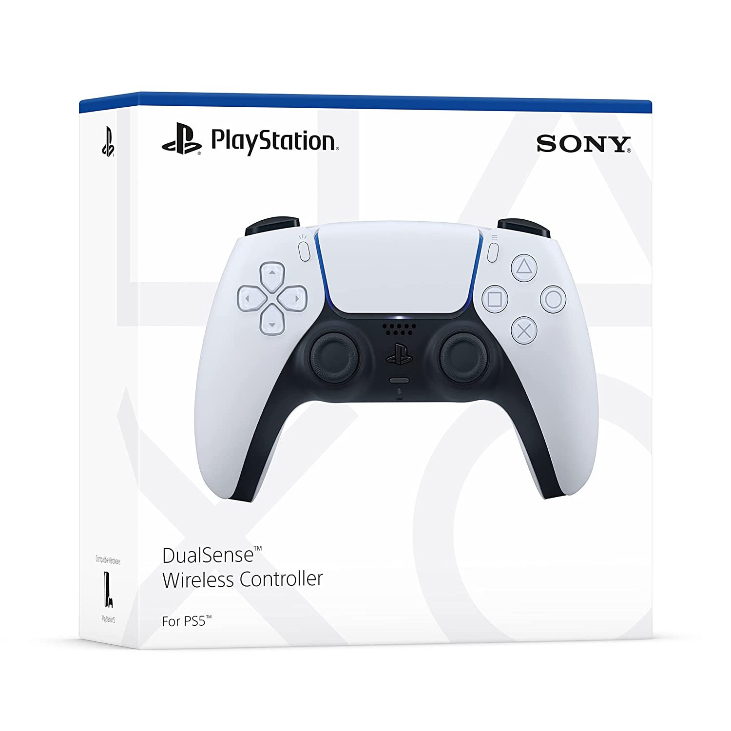 Sony Playstation 5 DualSense Wireless Controller - White/Black